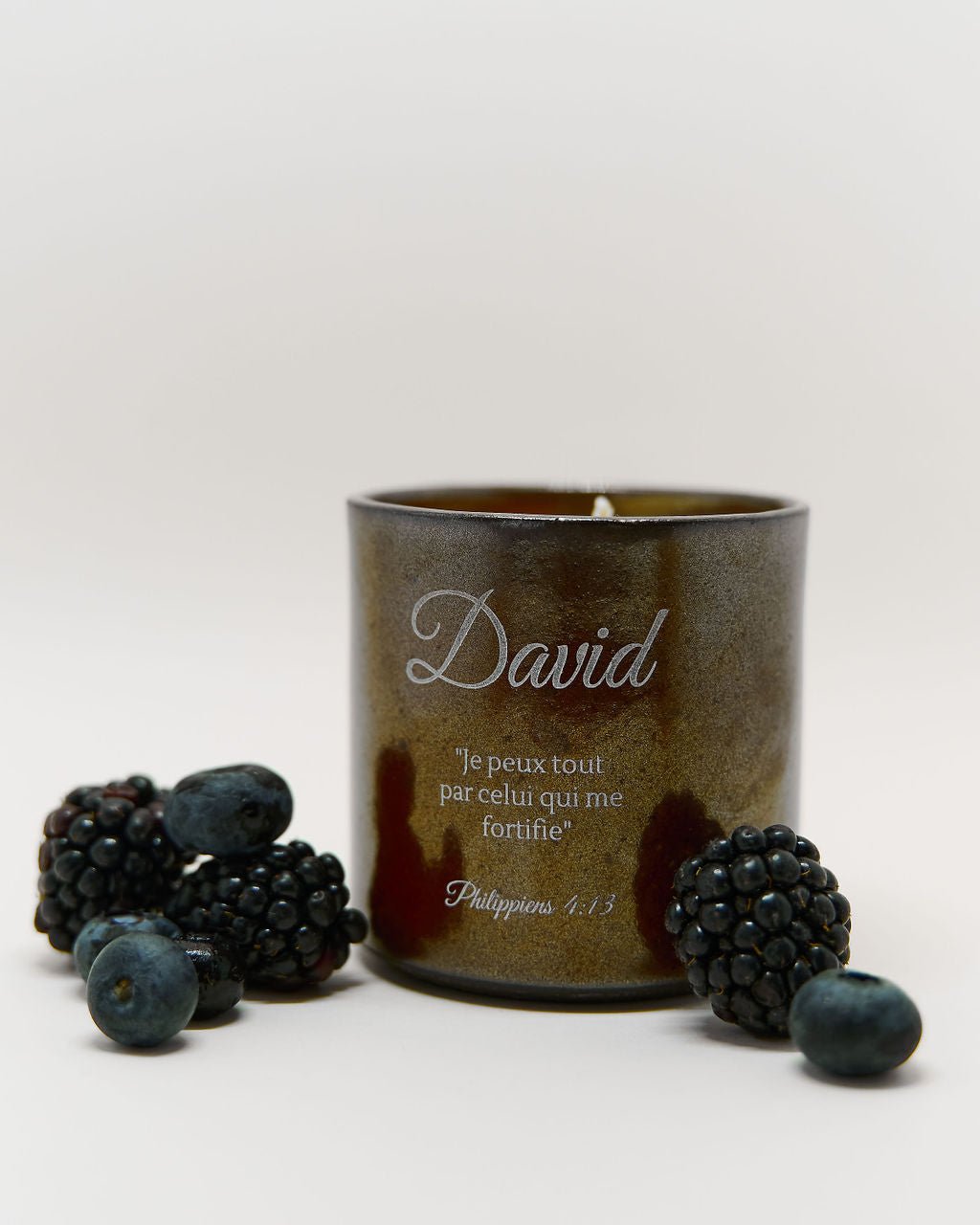 Bougie DAVID - Parfumée Mûre Myrtille